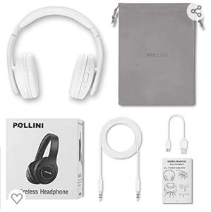 Bluetooth Foldable Headphones with Soft Memory-Protein Earmuffs